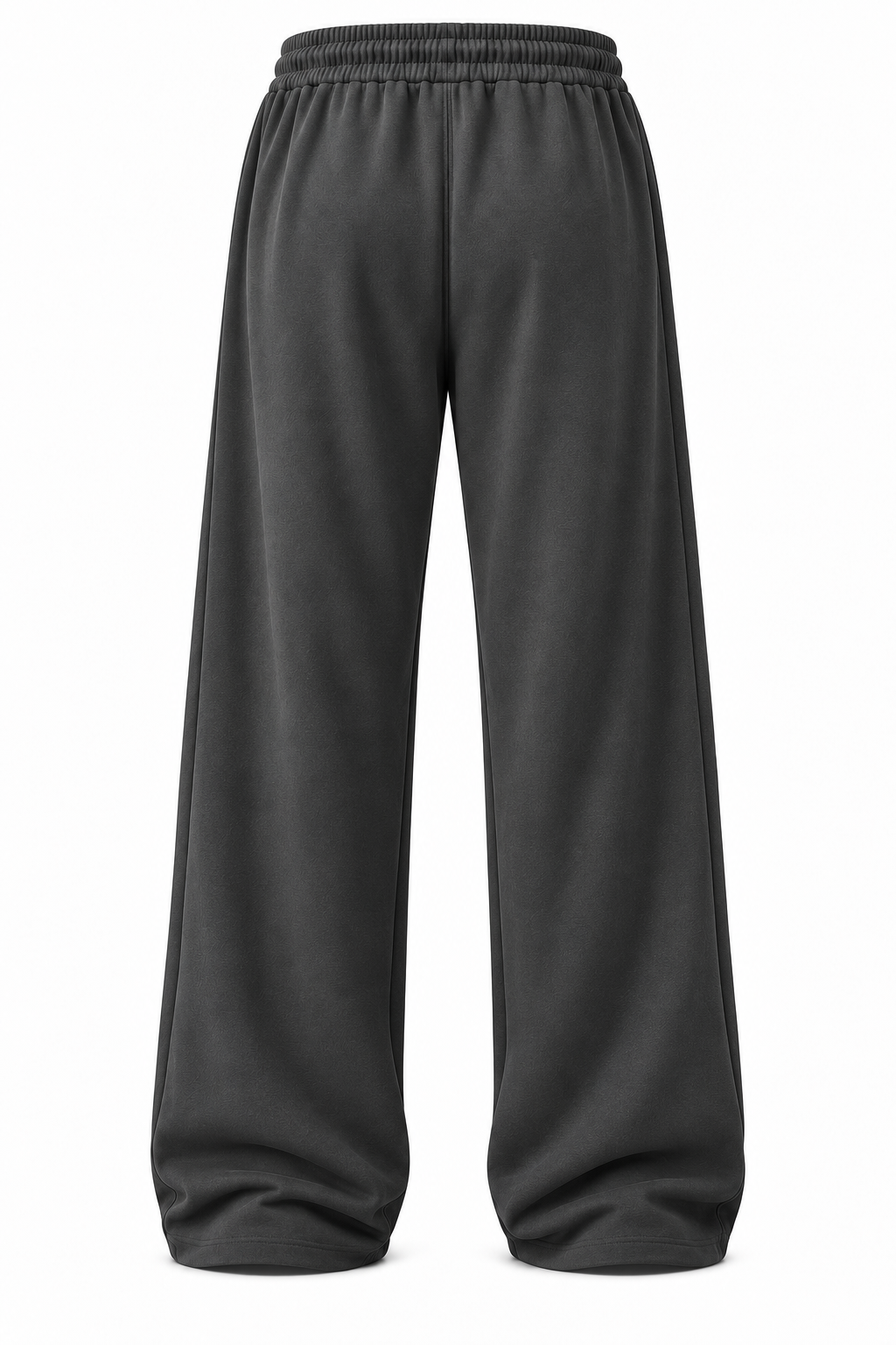 OFF-DUTY WIDE LEG TROUSER — GRAPHITE
