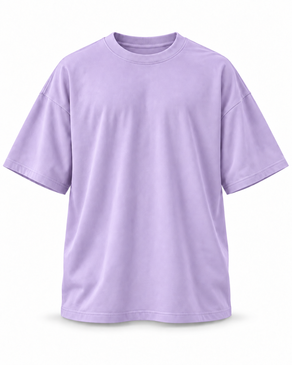 PLAIN OVERSIZED TEE — LILAC