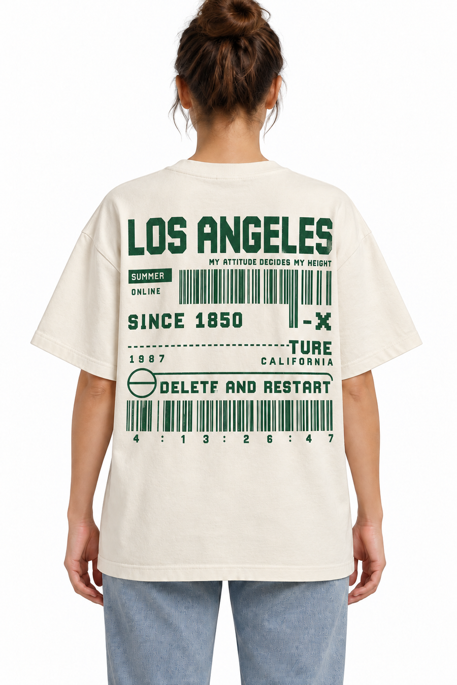 LOS ANGELES Barcode Tee