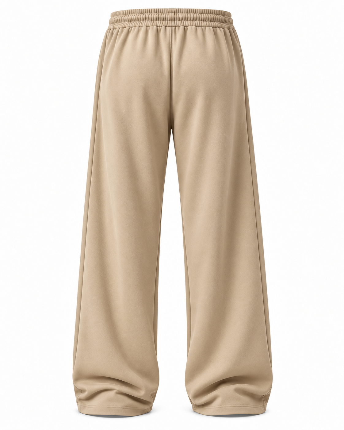 OFF-DUTY WIDE LEG TROUSER — SAND DUNE