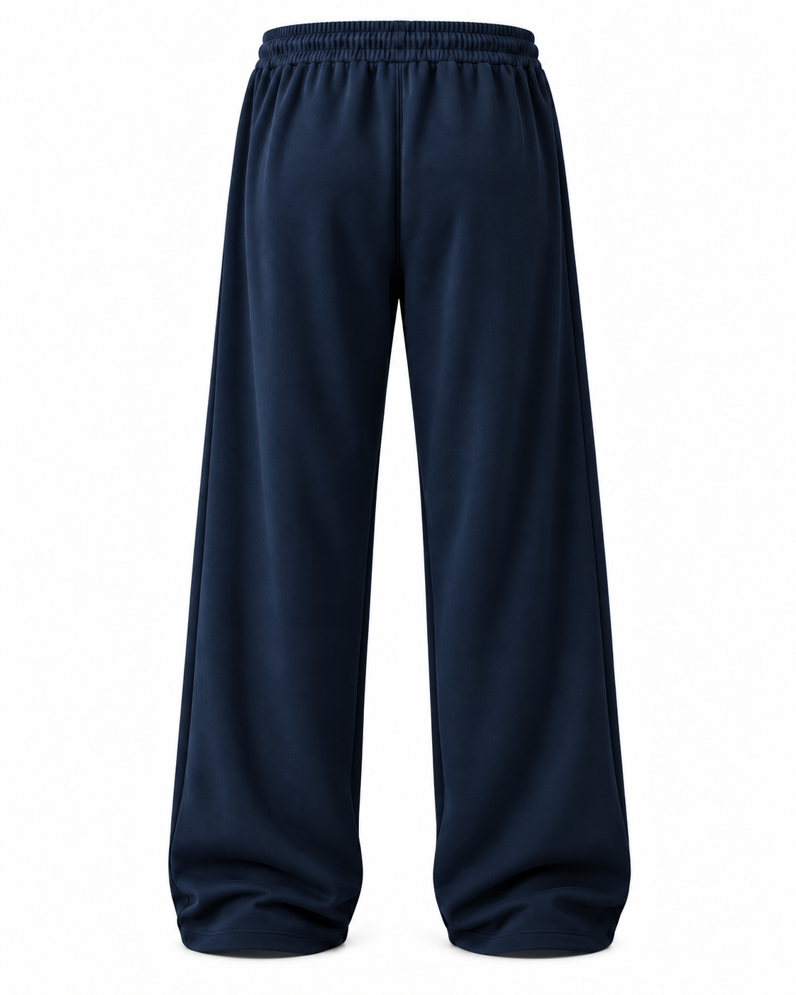 OFF-DUTY WIDE LEG TROUSER — DEEP NAVY